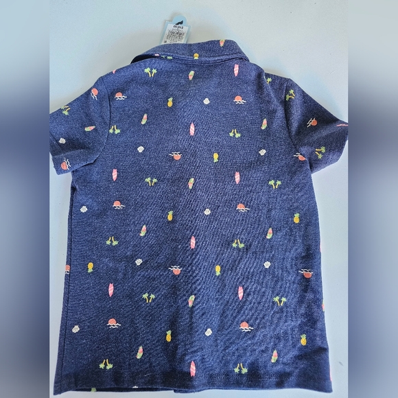 Cat & Jack Button Down Shirt - 3T NWT - Picture 2 of 7